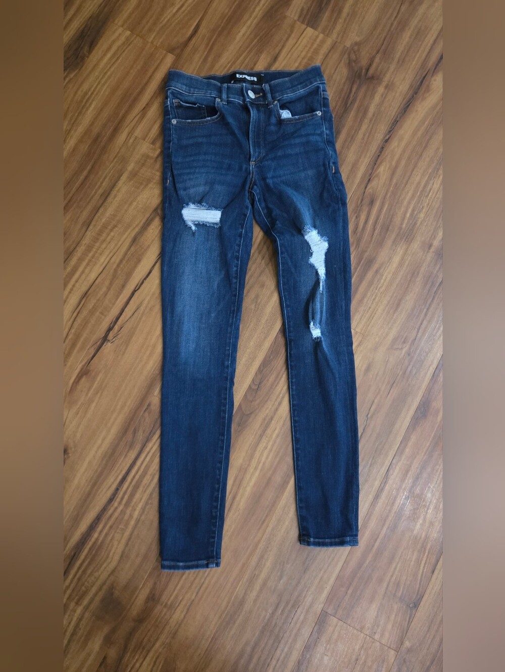 Express High-Rise Distressed Legging Jeans – Size 0R